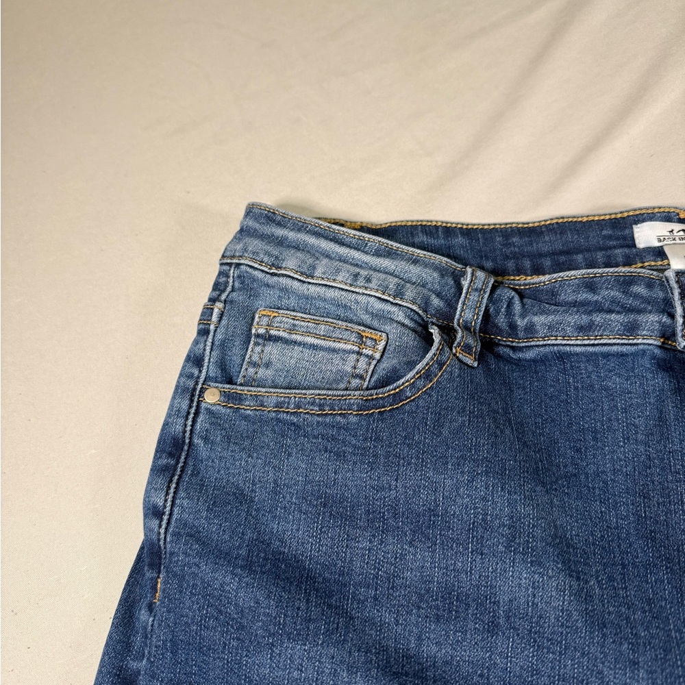 Back in the Saddle Size 16 Stretch Jeans Floral Embroidered Cuff - Picture 13 of 13